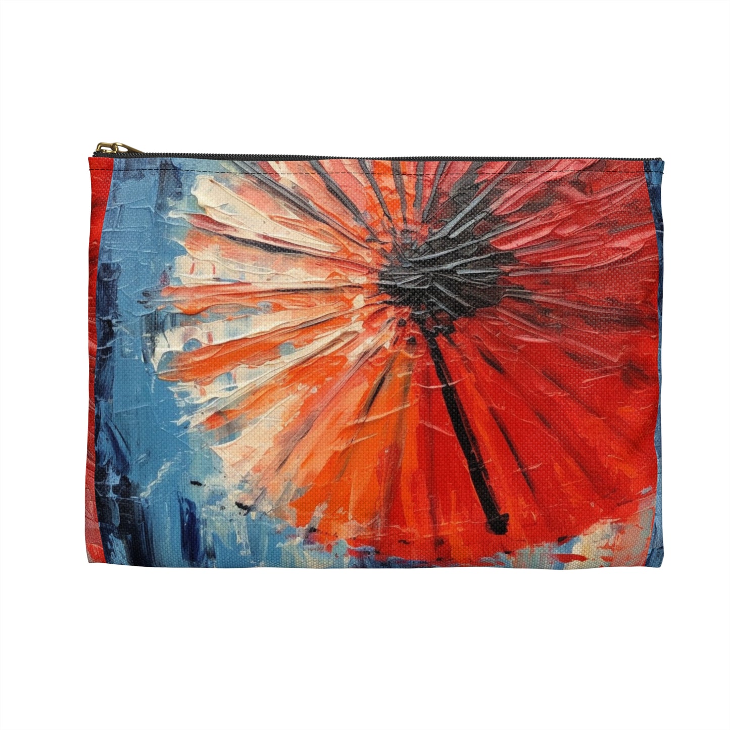 Umbrella Painting Accessory Pouch: Channel Your Inner Artist with Abstract Oil Paint