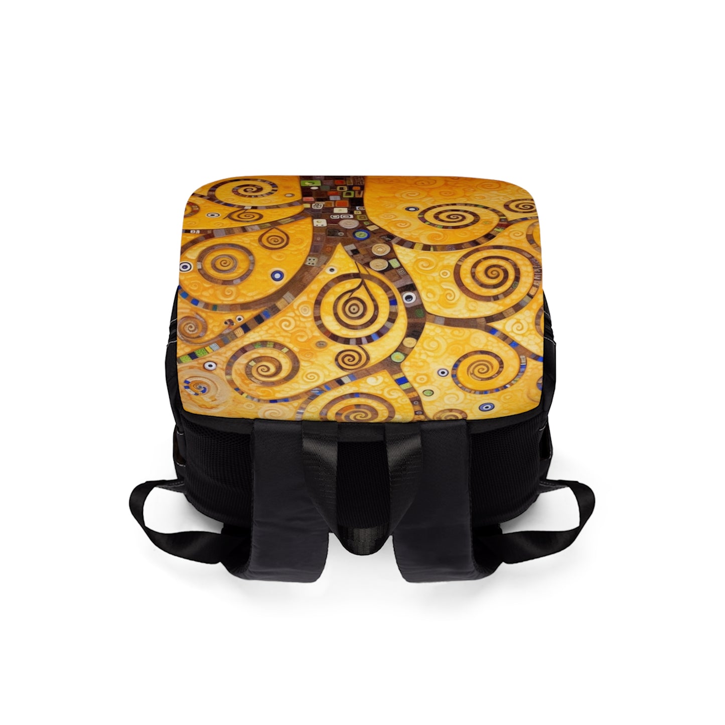 Gustav Klimt Tree of Life Unisex Casual Shoulder Backpack: Embrace Symbolism and Elegance