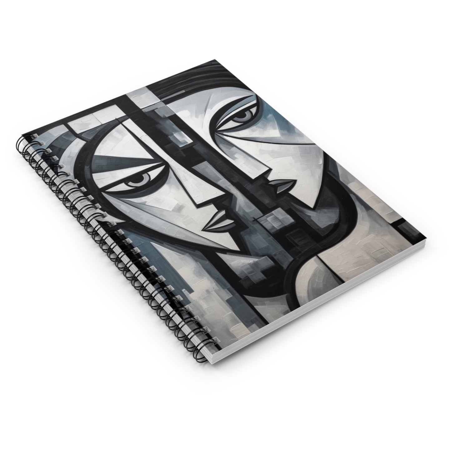 Cubist Paintings  Spiral Notebook: Captivating Brush Strokes in Every Refreshing Drink