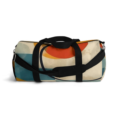 Geometric Artistic Fusion: Step into Modern Artistry with our Midcentury Modern Duffel Bag