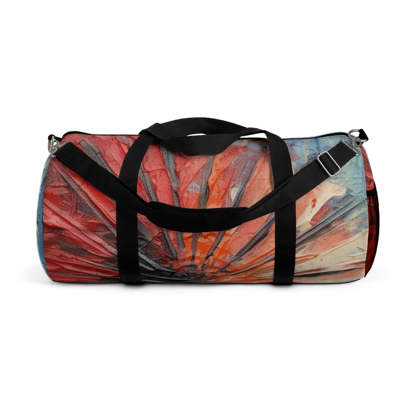 Umbrella Painting Duffel Bag: Channel Your Inner Artist with Abstract Oil Paint