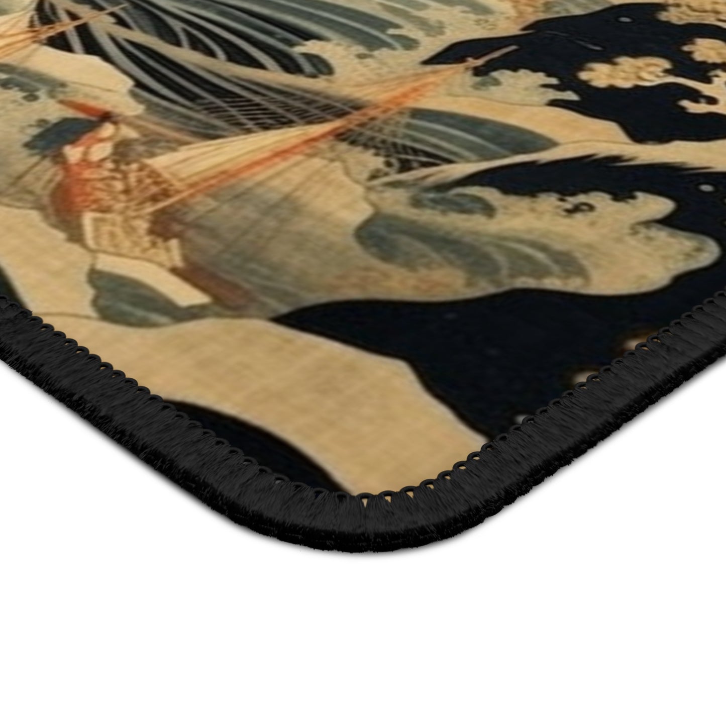 Artistic Fusion - Where Japanese Tapestry Meets the Perfect Gaming Mouse Pad