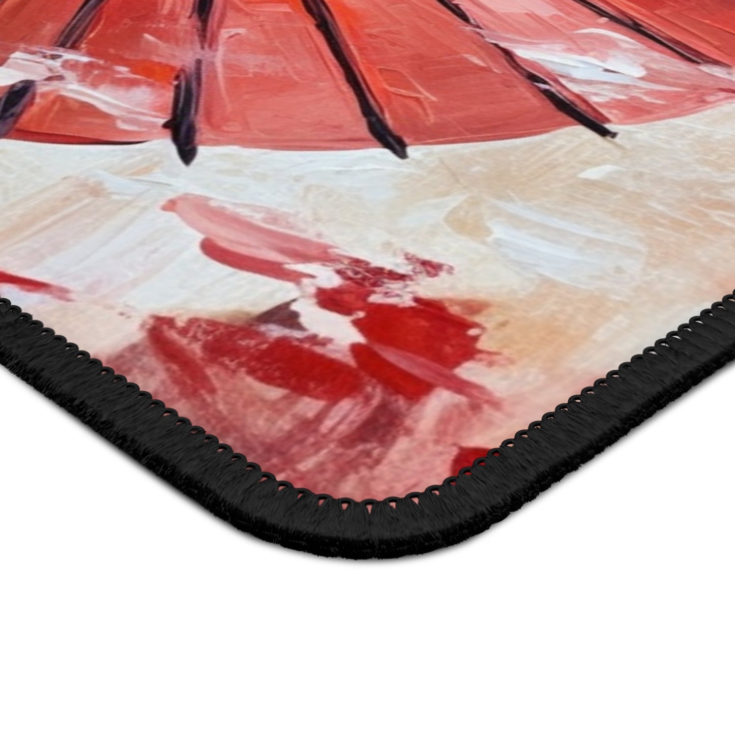 Abstract Japanese Umbrella Painting Gaming Mouse Pad: Unleashing Artistic Beauty