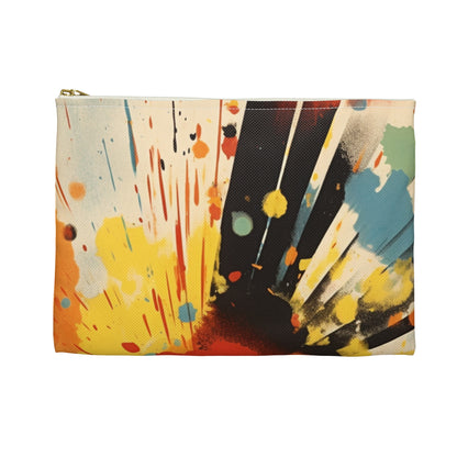 Abstract Harmony: Art-Inspired Accessory Pouch