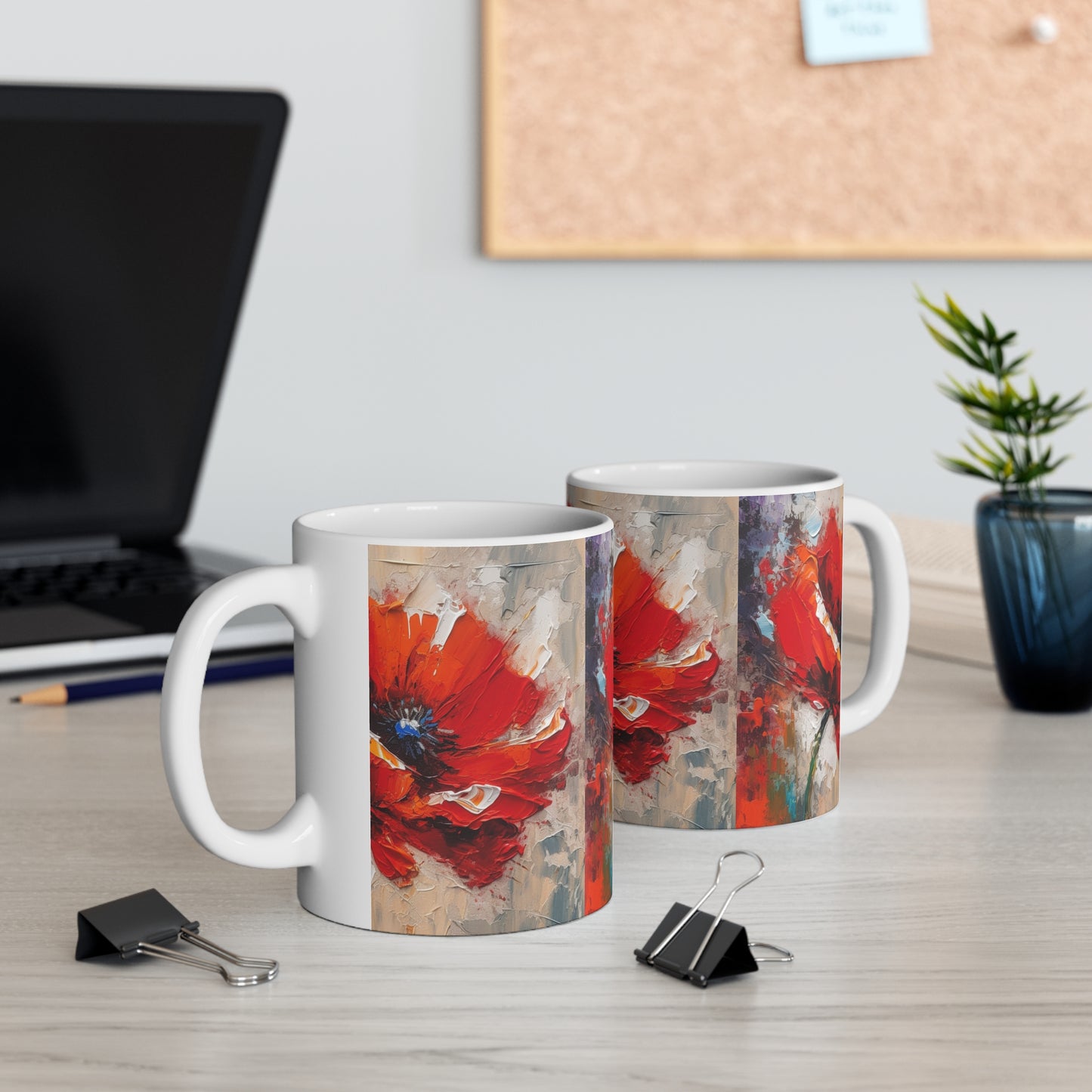 Unleash Your Creativity with Poppy Ceramic Mug: A Blossoming Artistic Journey