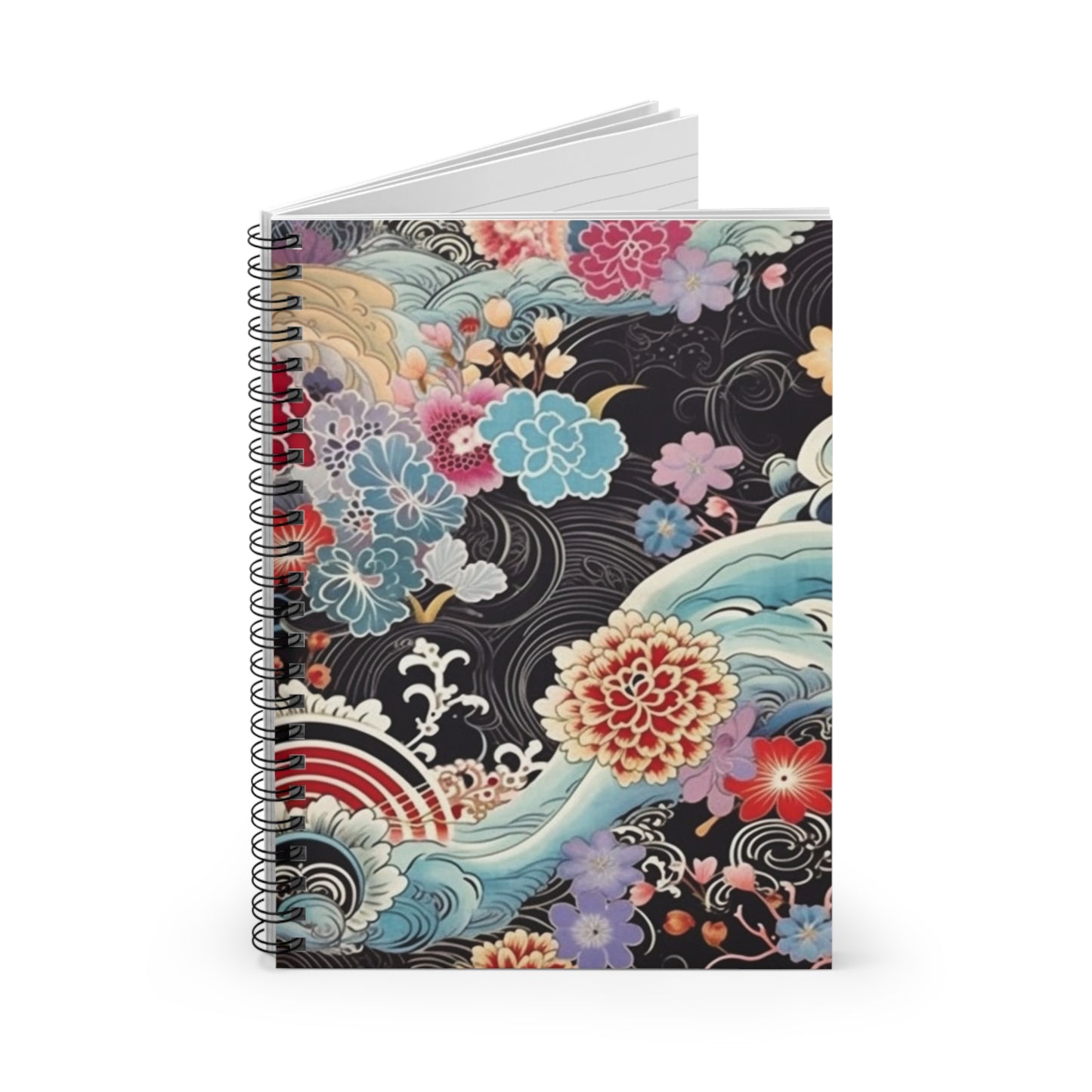 Authentic Japanese Kimono Spiral Notebook: Embrace Tradition