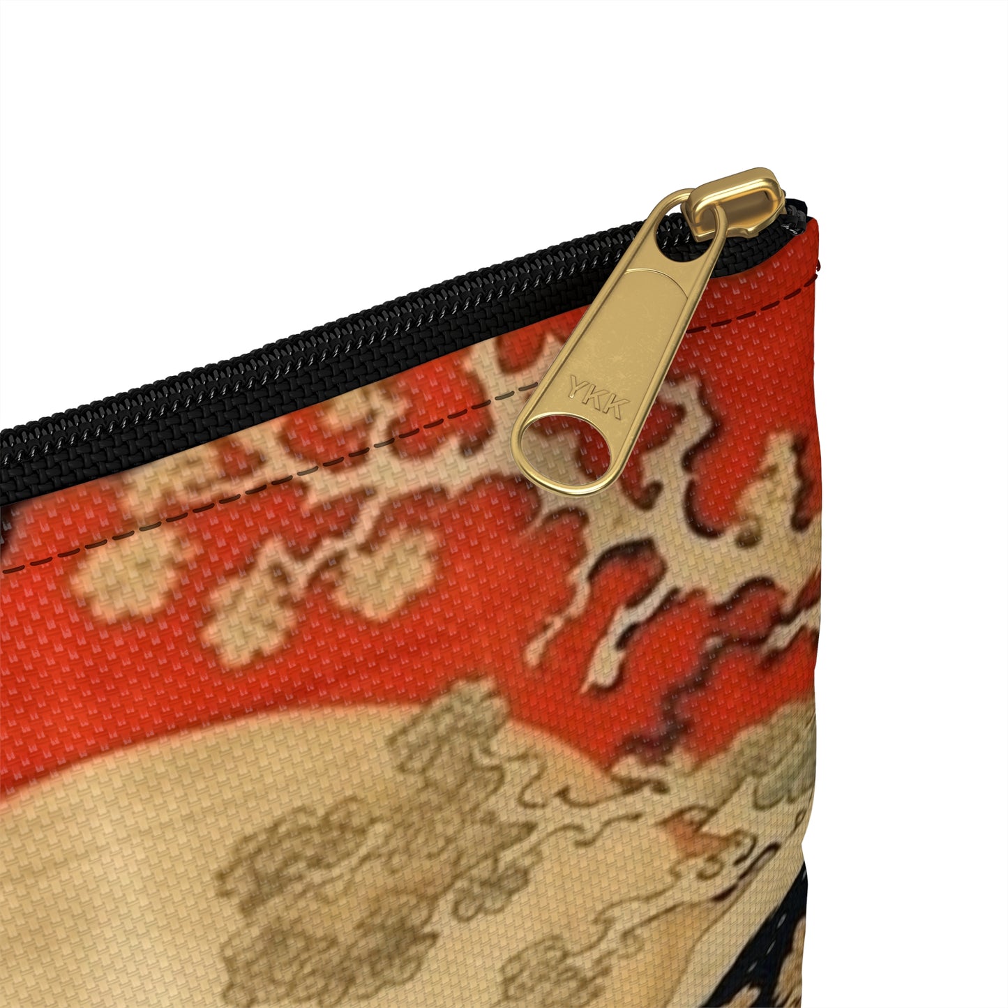 Artistic Fusion - Where Japanese Tapestry Meets the Perfect Accessory Pouch