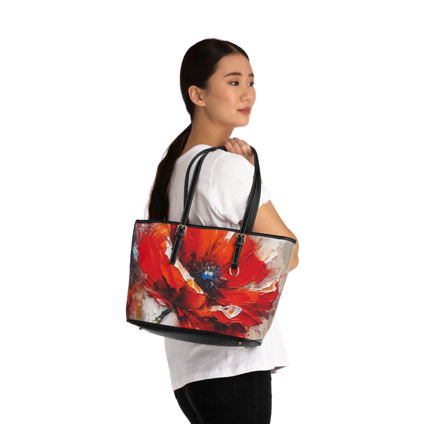 Unleash Your Creativity with Poppy PU Leather Shoulder Bag: A Blossoming Artistic Journey