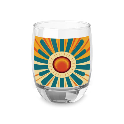 Atomic Age Sunshine: Midcentury Modern Sun Whiskey Glass