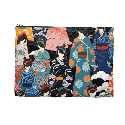 Kimono Dreams Accessory Pouch: Experience Japanese Elegance