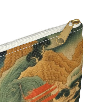 Harmony of the Elements: Japanese Tapestry-Inspired Accessory Pouch