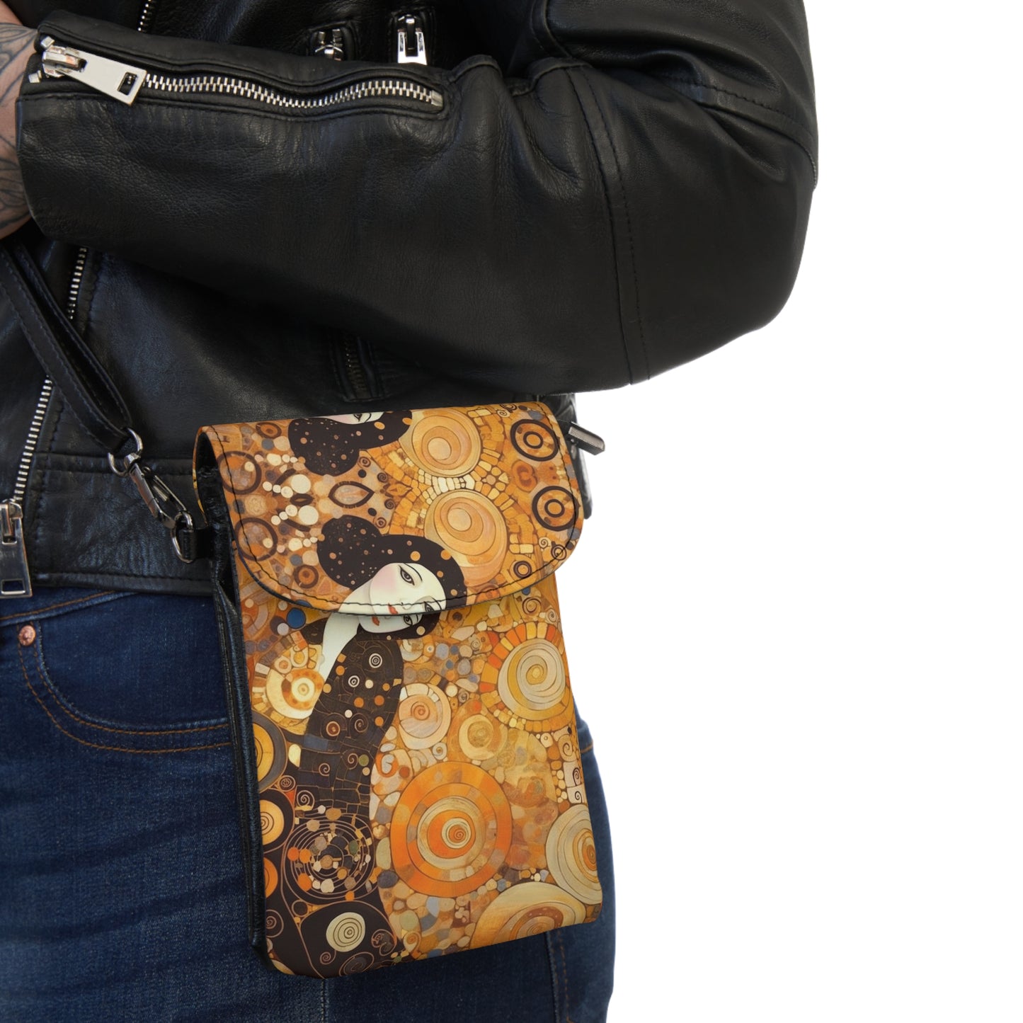 Sensual Symmetry: Small Cell Phone Wallet Embodying the Essence of Symbolism in 19th Century Art