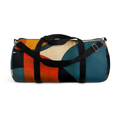 Geometric Abstract Expression: Fuse Art and Fashion with our Duffel Bag