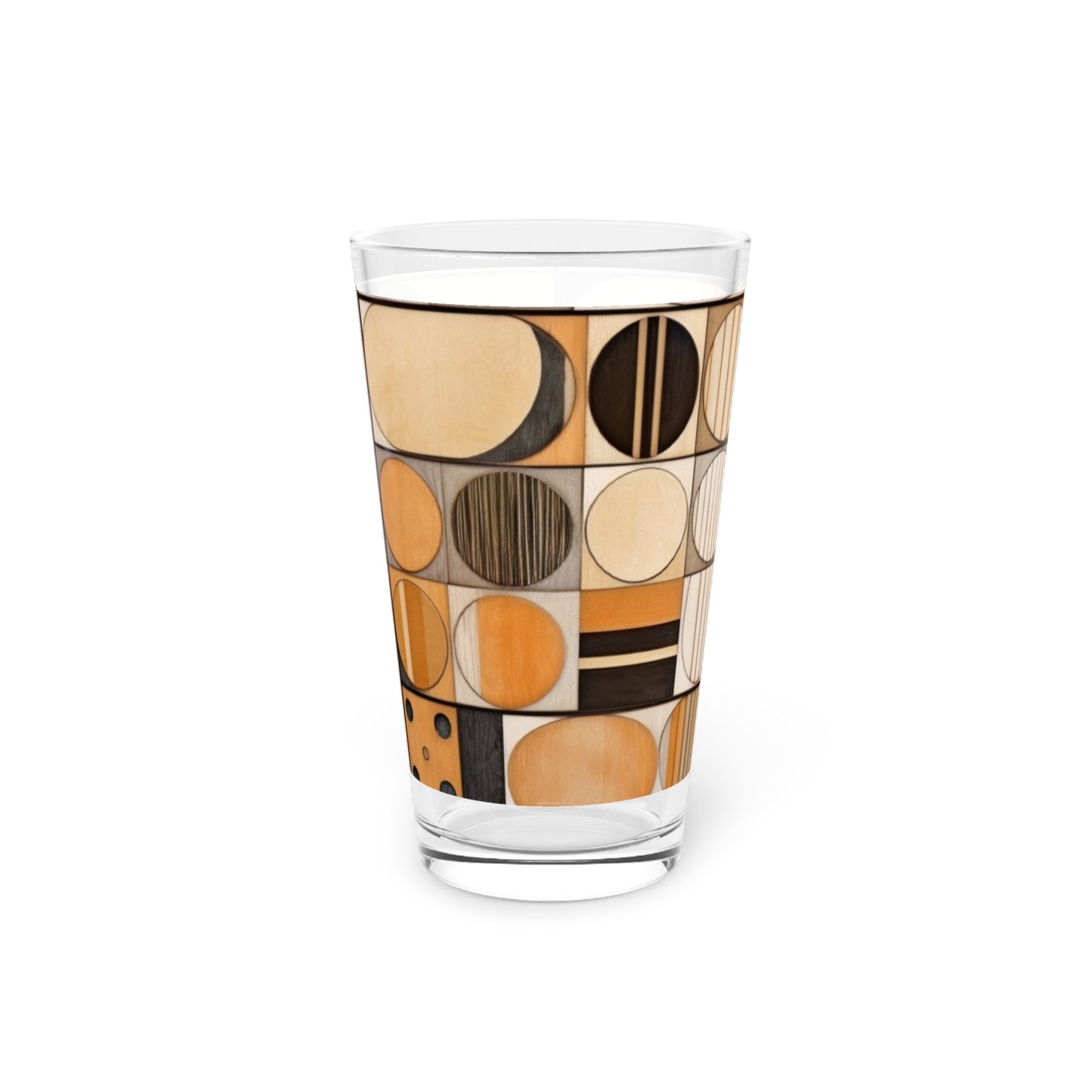 Circular Mosaic: Pint Glass