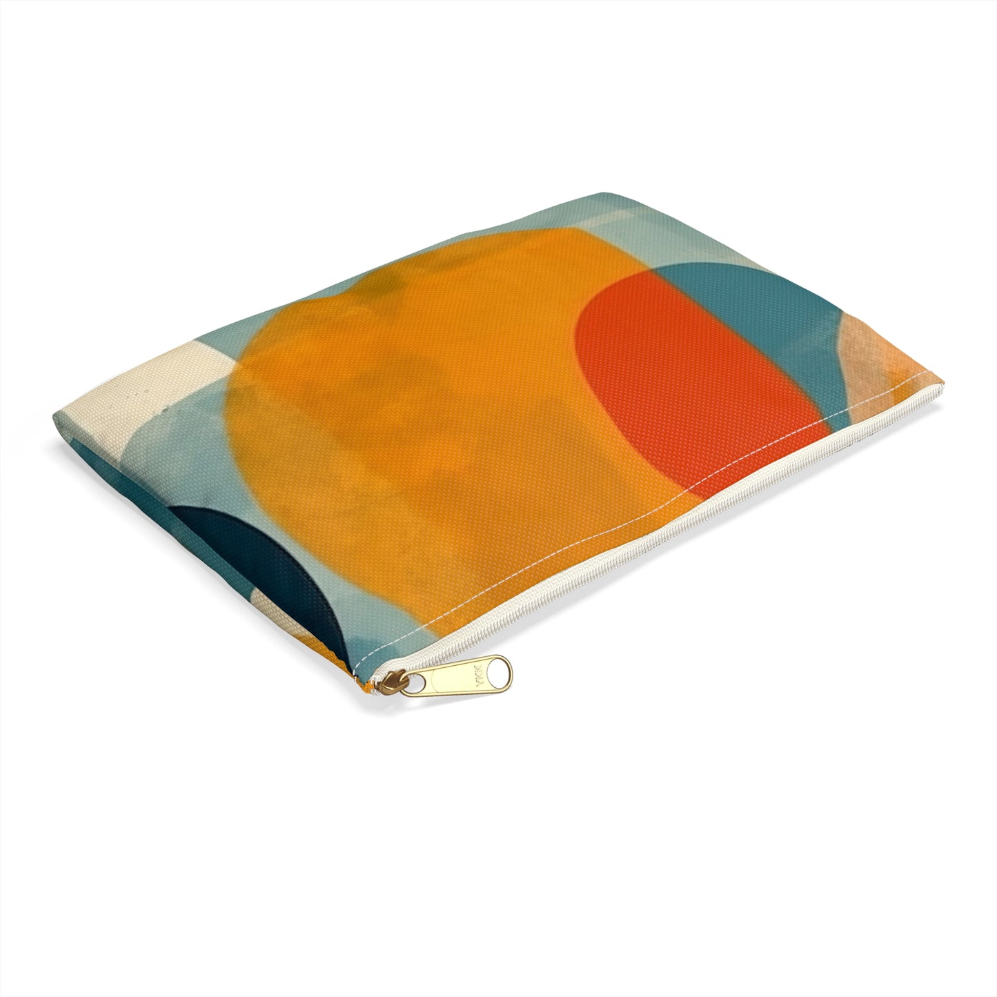 Midcentury Modern Geometric Art Accessory Pouch: Iconic Design and Versatile Storage Solution