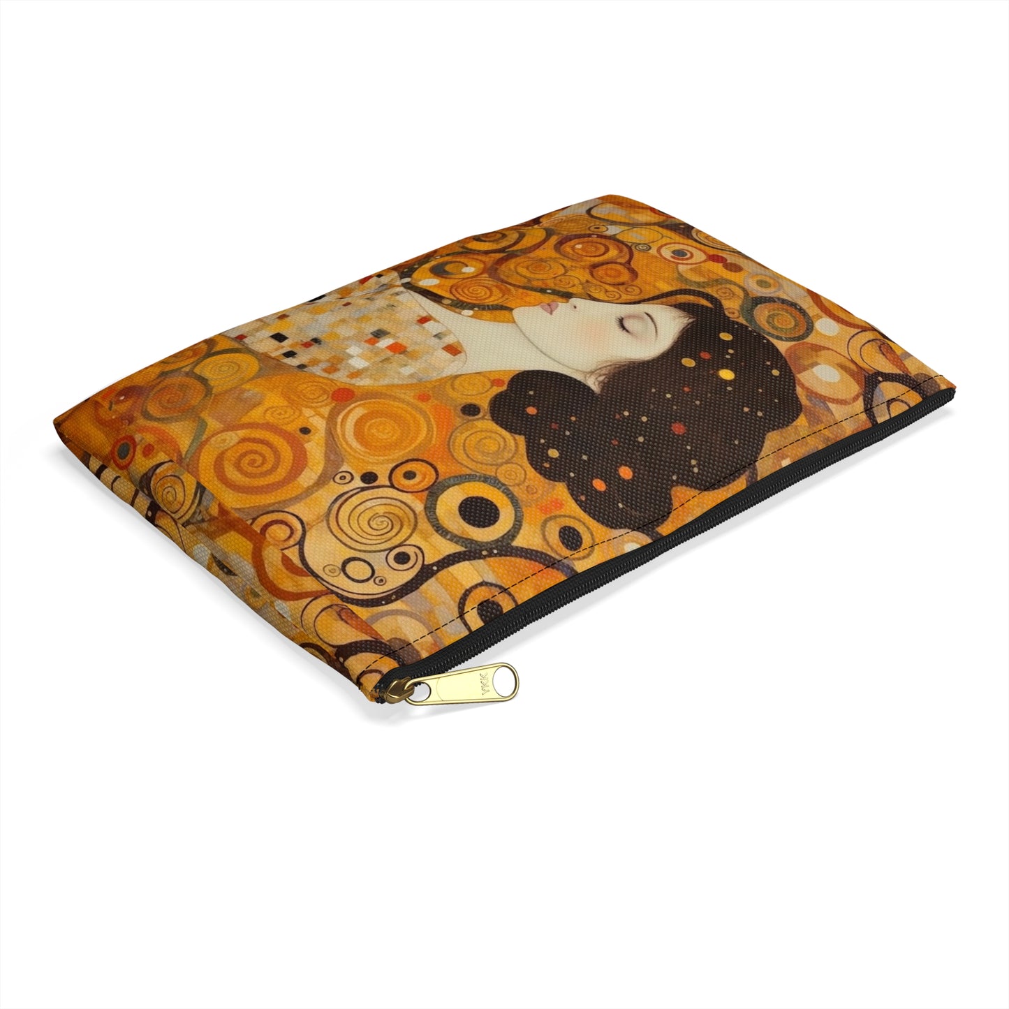 Gustav Klimt Inspired Accessory Pouch: A Tribute to the Iconic Art of the Vienna Secession