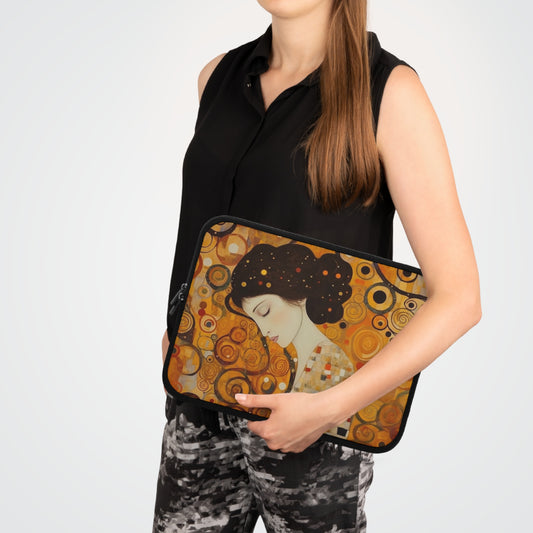 Gustav Klimt Inspired Laptop Sleeve: A Tribute to the Iconic Art of the Vienna Secession