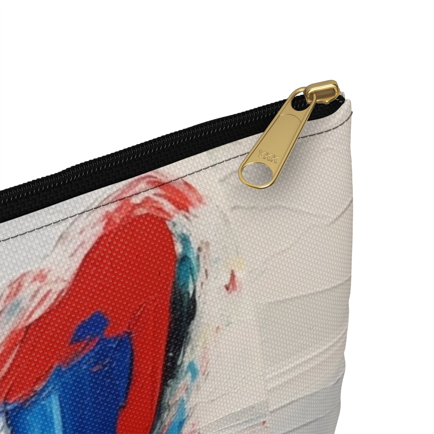 Abstract Accessory Pouch for Art Lovers: Butterfly-Inspired Delight