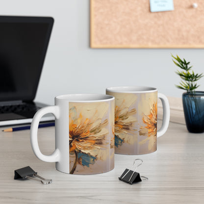 Express Your Style with Ceramic Mug: Tan Hua Flower Inspiration