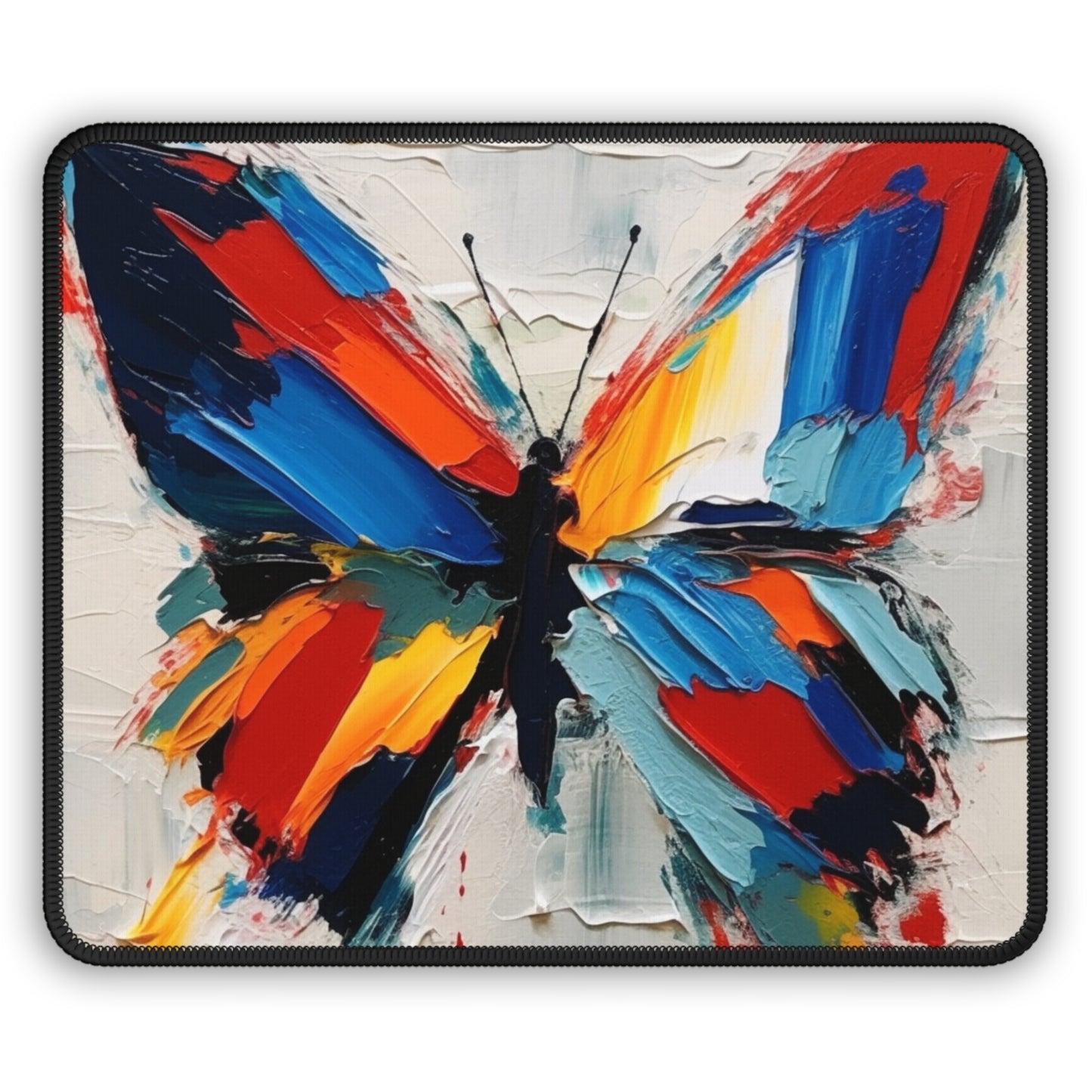 Abstract Gaming Mouse Pad for Art Lovers: Butterfly-Inspired Delight