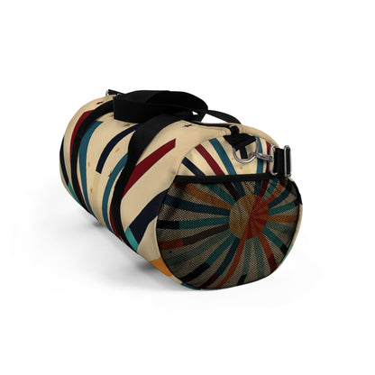 Vintage Fashion Revival: Step back in Time with our Starburst Candy Colored Duffel Bag