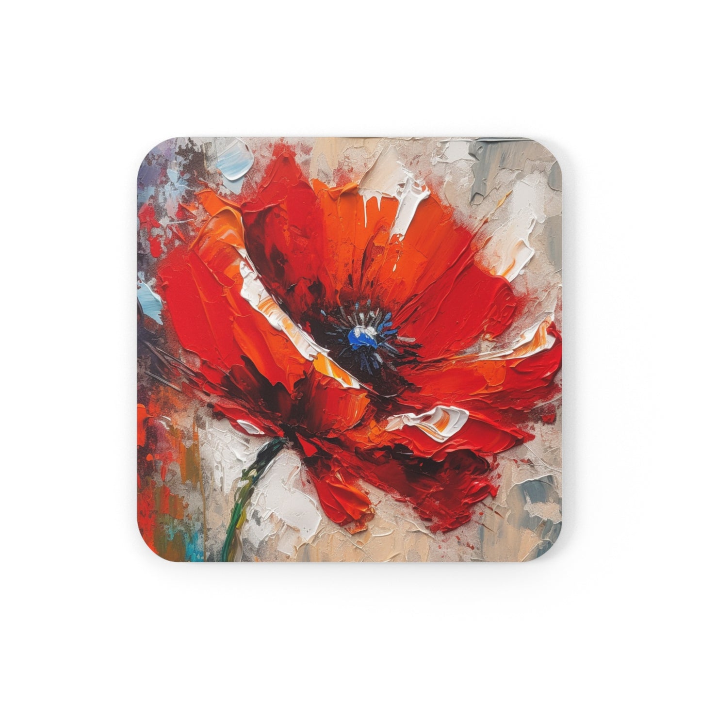 Unleash Your Creativity with Poppy Corkwood Coaster Set: A Blossoming Artistic Journey