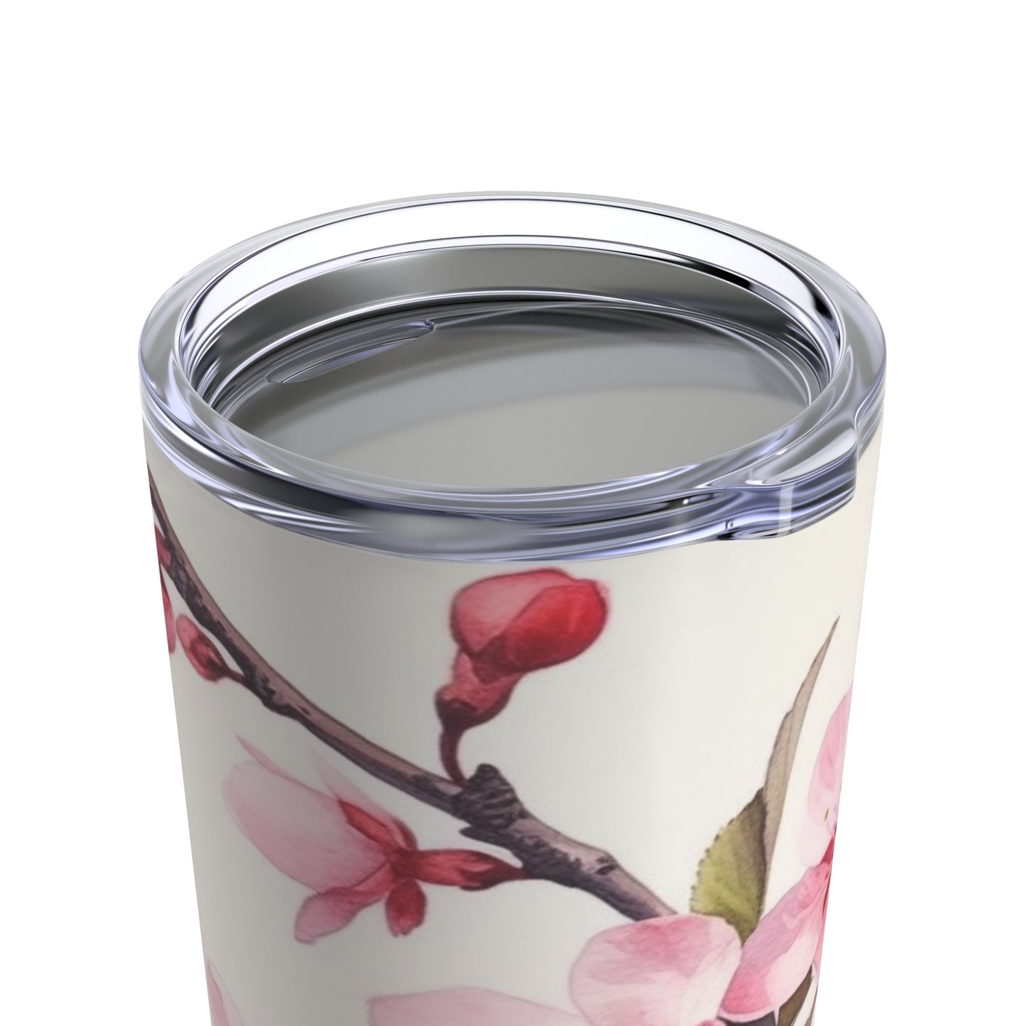 Artistic Flourish: Floral Watercolor Cherry Blossom Tumbler