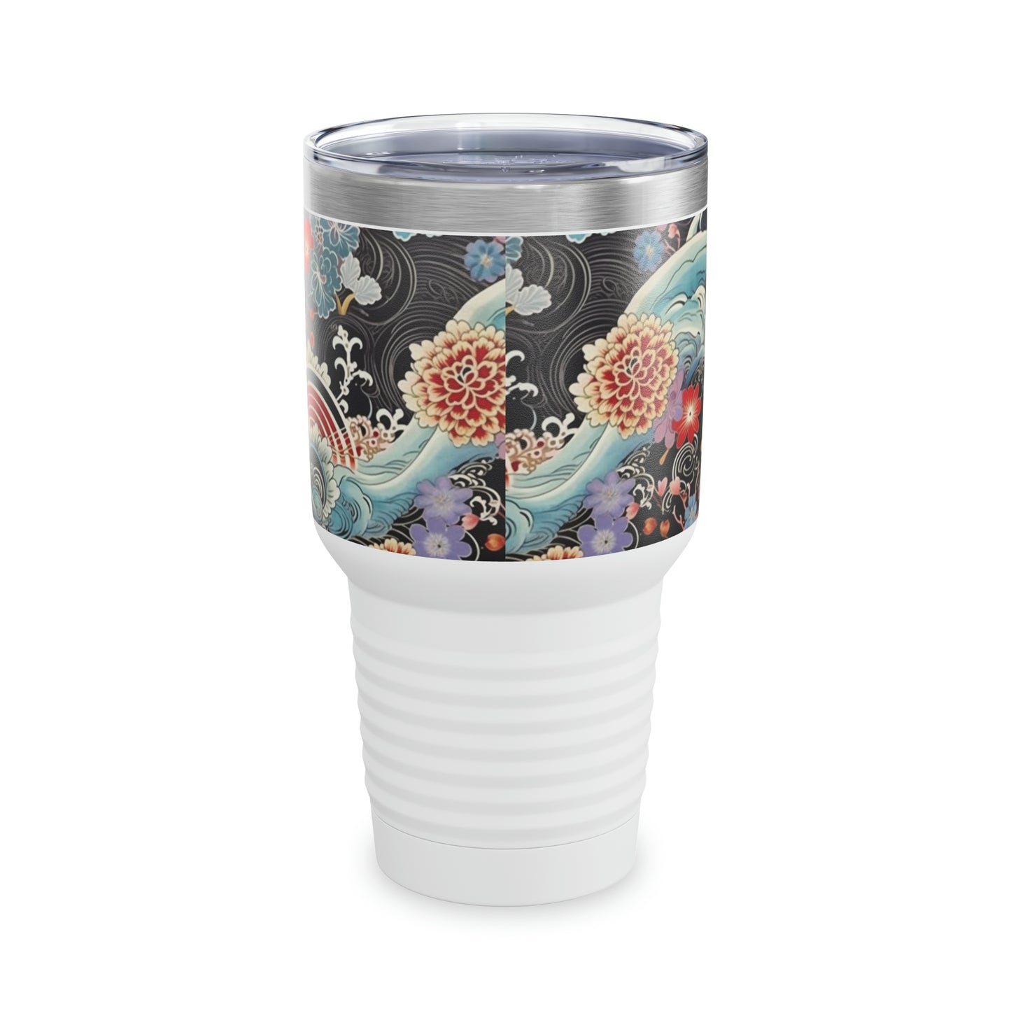 Traditional Charm: Authentic Japanese Kimono Ringneck Tumbler, a Tribute to Heritage