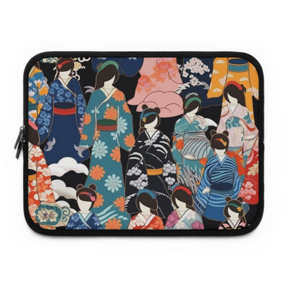 Kimono Dreams Laptop Sleeve: Experience Japanese Elegance