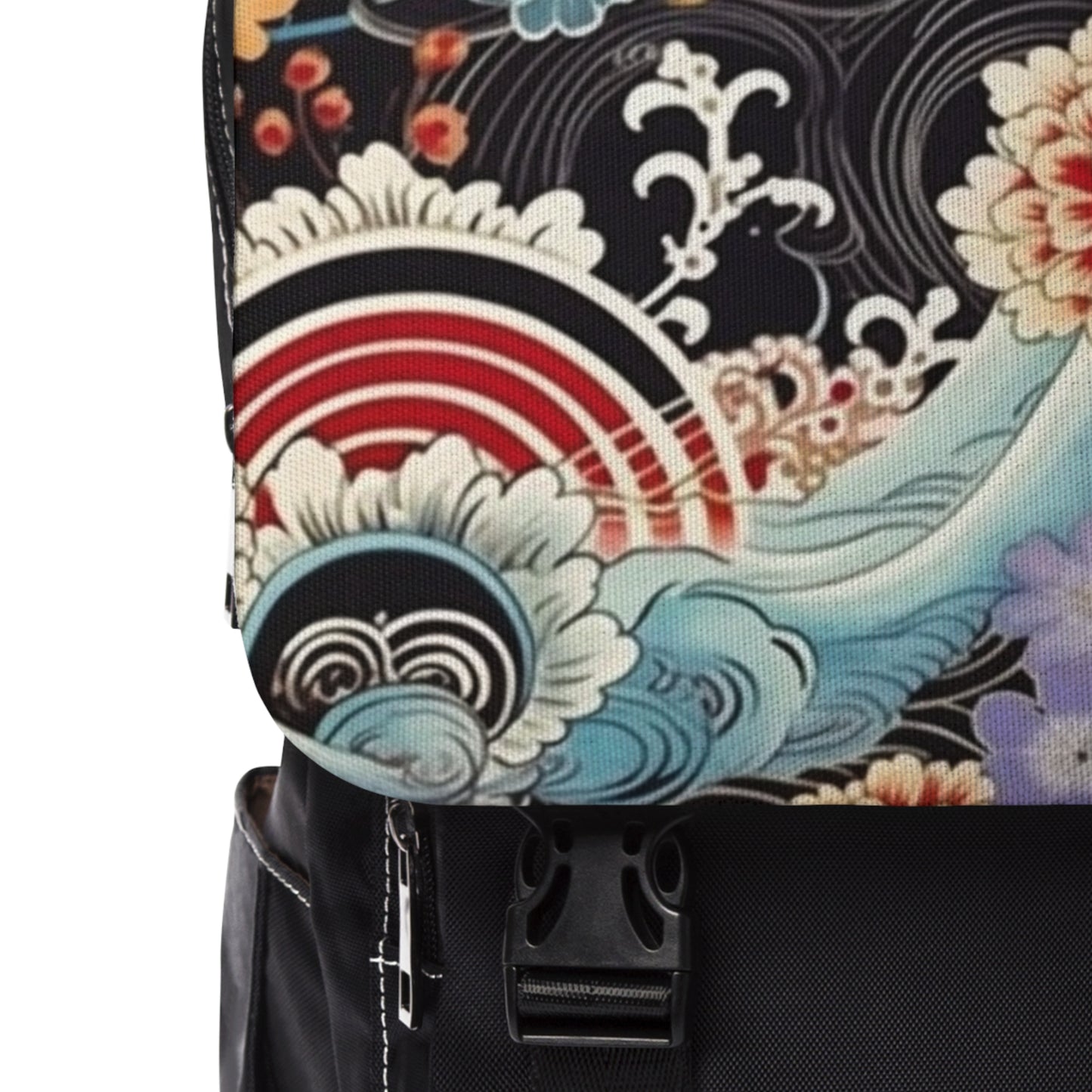 Authentic Japanese Kimono Unisex Casual Shoulder Backpack: Embrace Tradition
