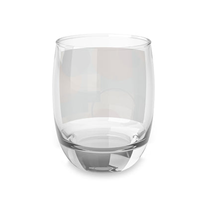 Geometric Whiskey Glasses with Abstract Expression