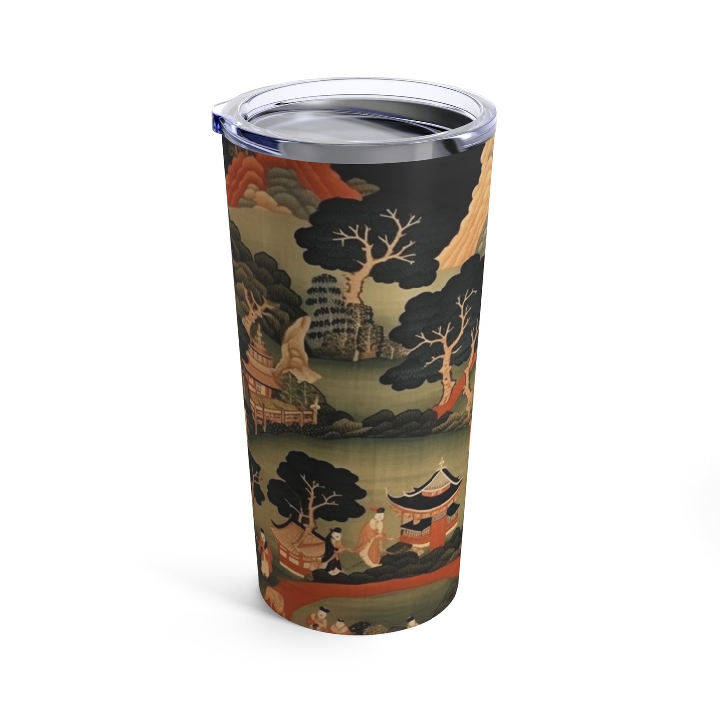 Tapestry Treasures: Japanese-inspired Tumbler for Art Lovers