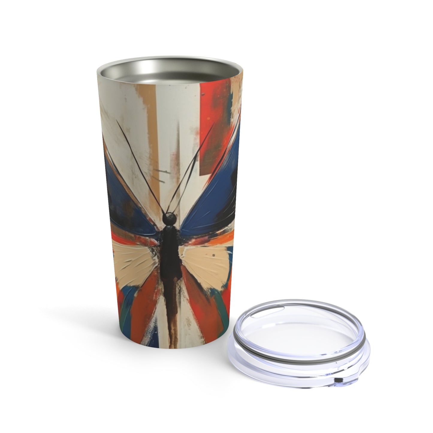 Abstract Butterfly Paradise: Tumbler for Nature and Art Lovers