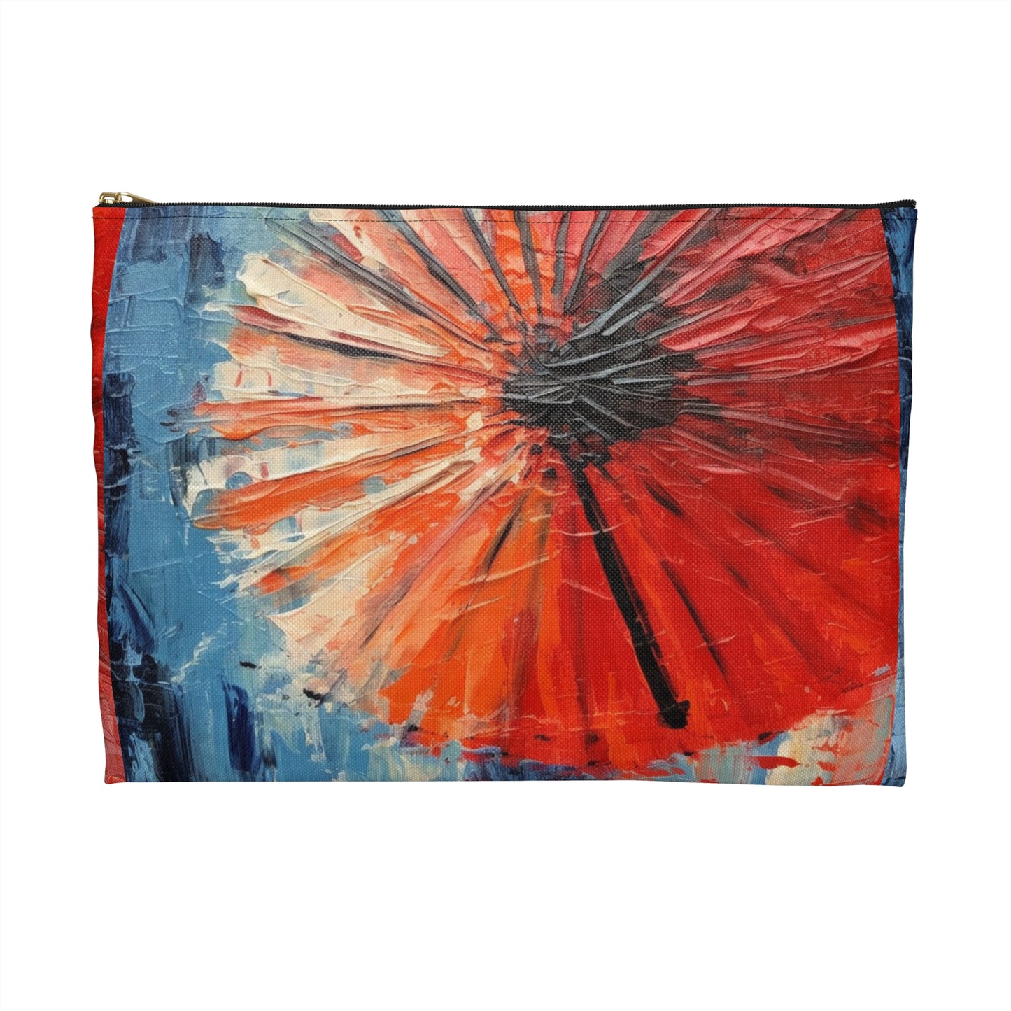 Umbrella Painting Accessory Pouch: Channel Your Inner Artist with Abstract Oil Paint