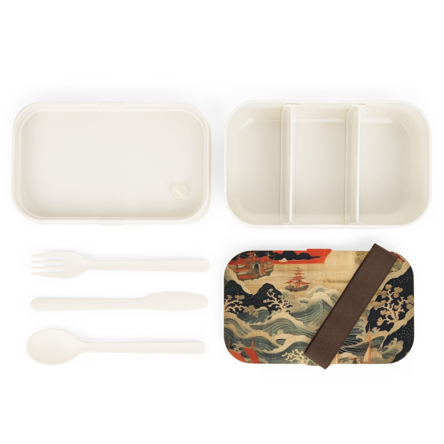 Artistic Fusion - Where Japanese Tapestry Meets the Perfect Bento Box