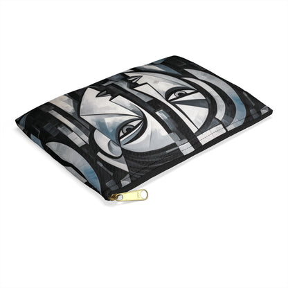 Cubist Paintings Accessory Pouch: Captivating Brush Strokes