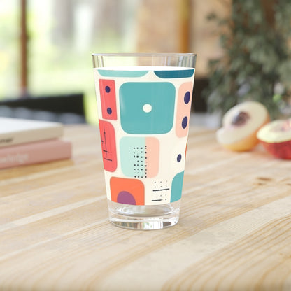 Retro Chic: Atomic Age-Inspired Pint Glass