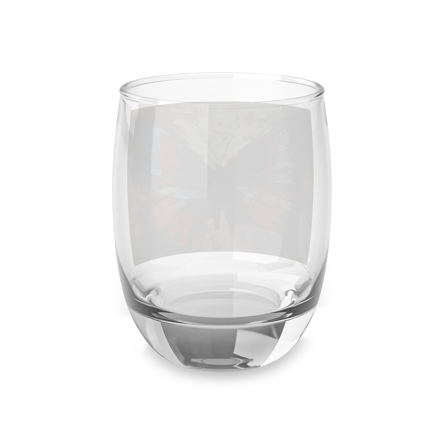 Whiskey Glass with Bauhaus-Inspired Butterfly Drawing: A Harmonious Blend of Art and Functionality