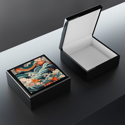 Elegant Kimono Jewelry Box: Embrace Japanese Artistry