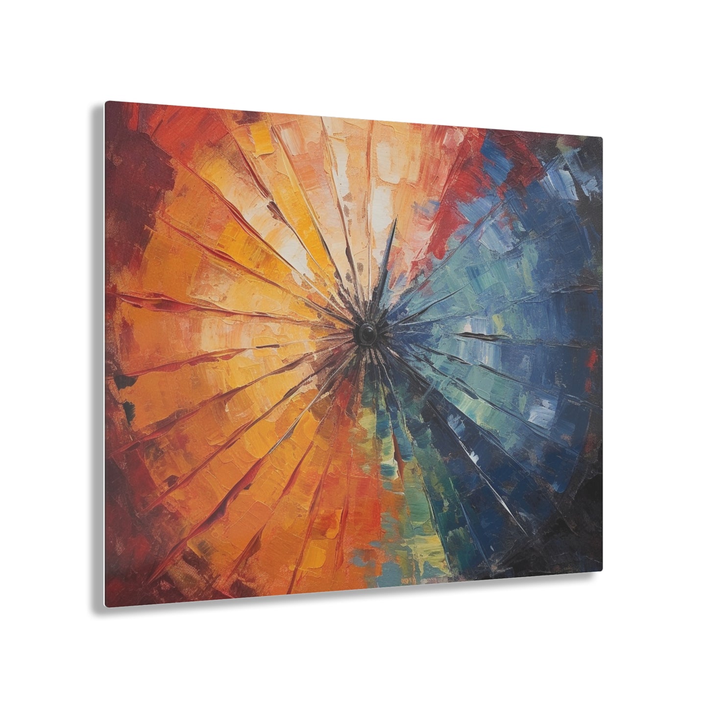 Abstract Art Acrylic Prints: Japanese Umbrella, A Reflection of Creativity