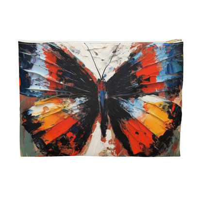 Accessory Pouch with Bauhaus-Inspired Butterfly Drawing: A Harmonious Blend of Art and Functionality