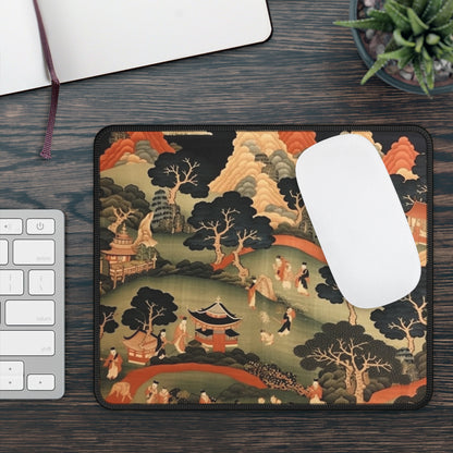 Tapestry Treasures: Japanese-inspired Gaming Mouse Pad for Art Lovers