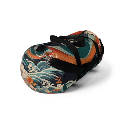 Elegant Kimono Duffel Bag: Embrace Japanese Artistry