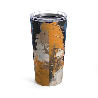 Bauhaus-Inspired Butterfly Wings: Tumbler for Abstract Art Enthusiasts