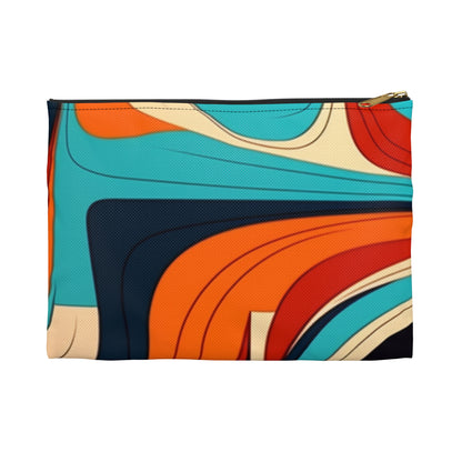 Midcentury Abstractions: Abstract-Inspired Accessory Pouch