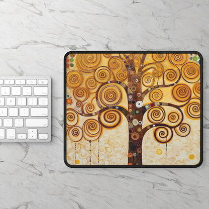 Captivating Artistry: The Tree of Life Gaming Mouse Pad, Inspired by Gustav Klimt's Timeless Masterpiece