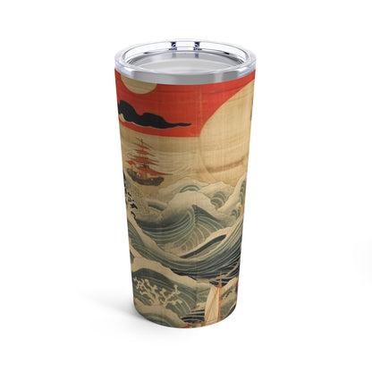 Artistic Fusion - Where Japanese Tapestry Meets the Perfect Tumbler