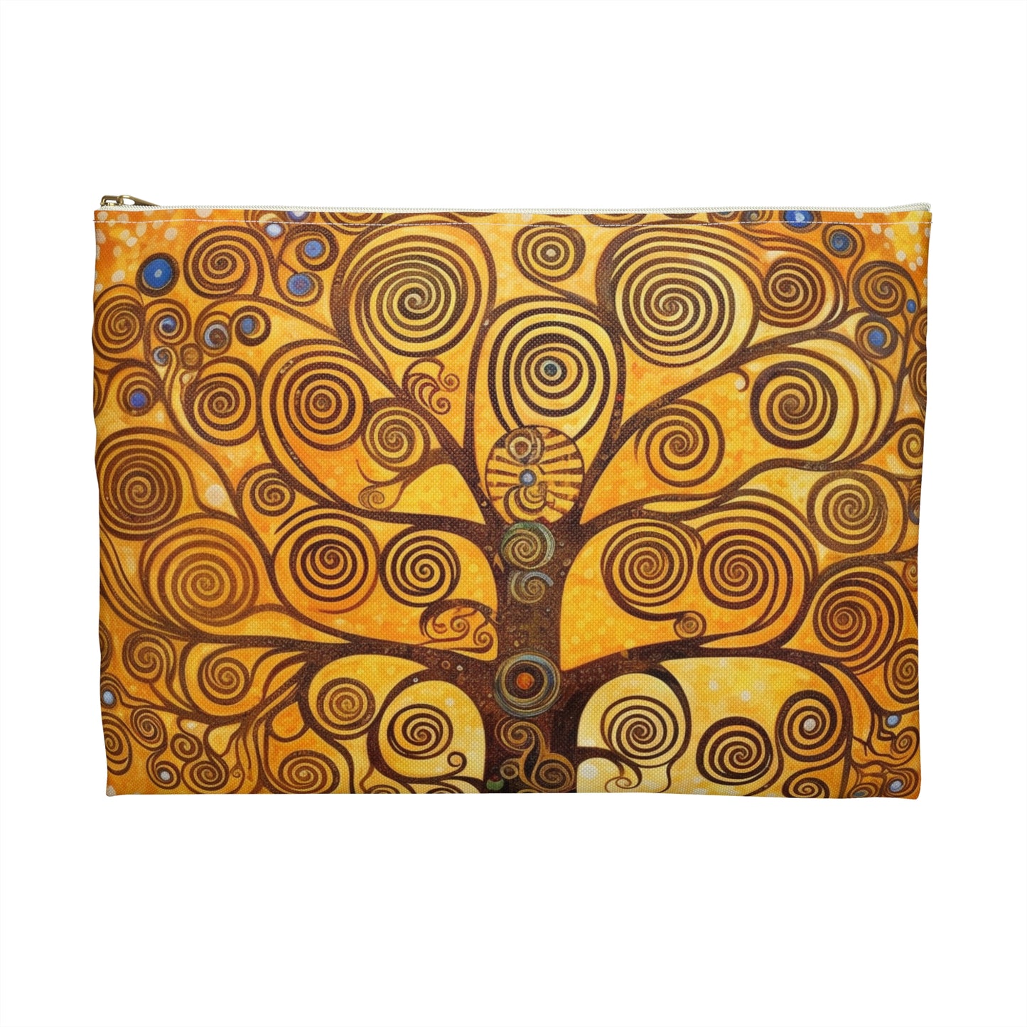 The Tree of Life Accessory Pouch: A Modern Art Tribute to Gustav Klimt