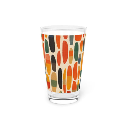 Dynamic Abstract Pint Glass