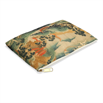 Harmony of the Elements: Japanese Tapestry-Inspired Accessory Pouch